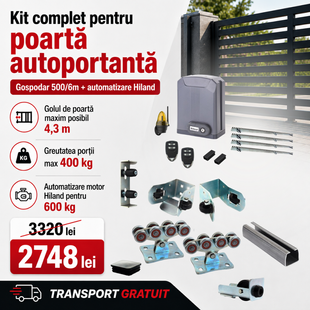 Kit complet pentru poartă autoportantă 00051 foto